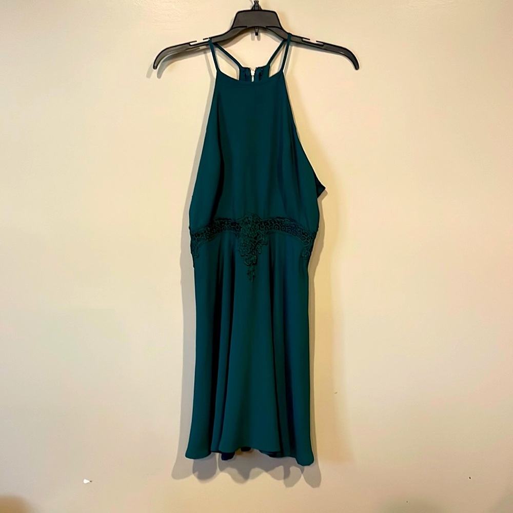 Hunter Green Spaghetti strap dress